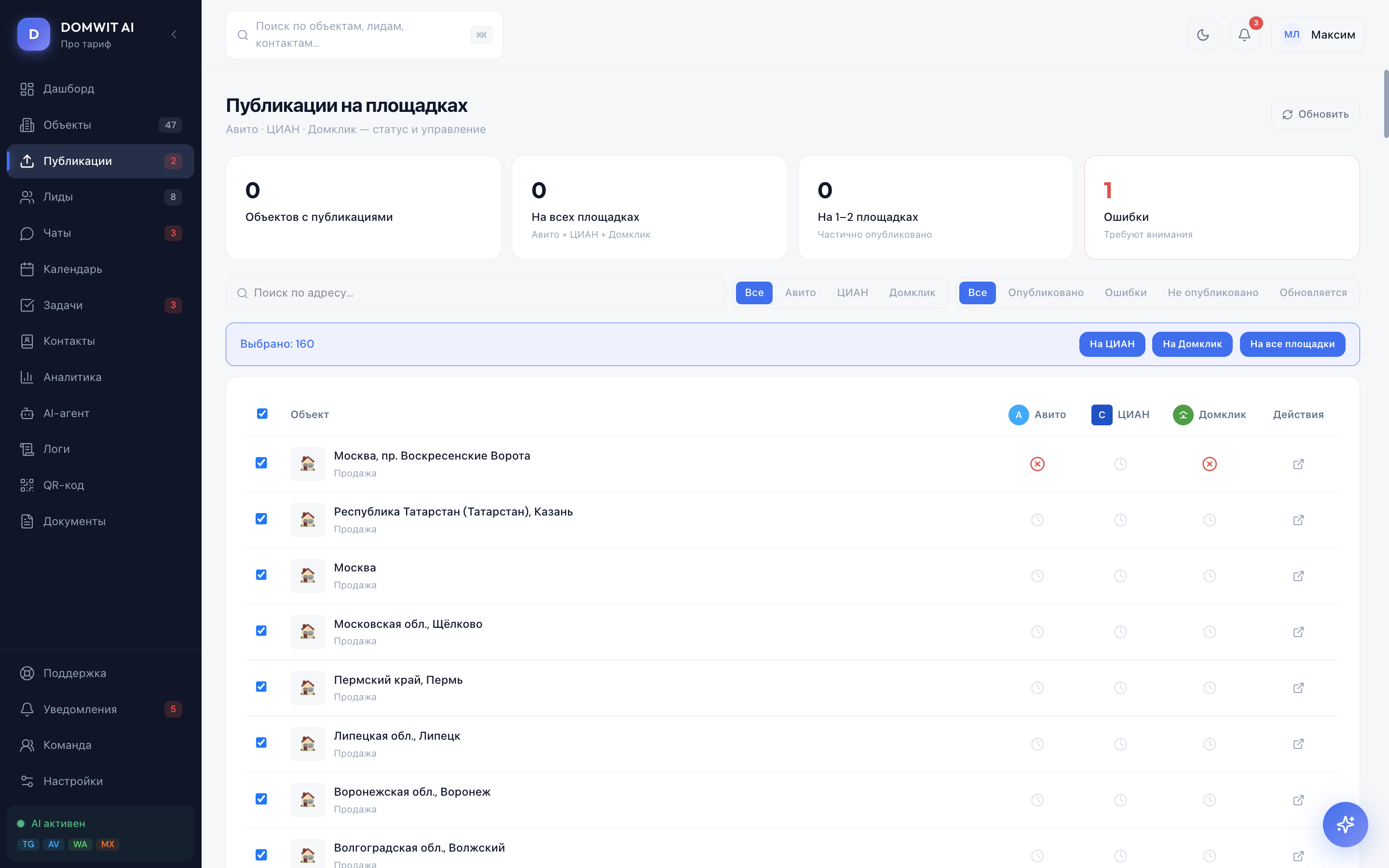 Публикации — DOMWIT AI